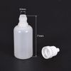 uxcell Plastic Dropper Bottle Squeezable Liquid Dropper Bottle Small Drop Bottle White 30ml 10pcs