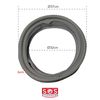 Beko 2905570100 Washing Machine Rubber Door Seal