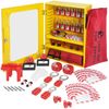 59 PCS Electrical Lockout Tagout Kit Safety Padlocks Hasps Tags Ties Locks