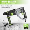 WORKPRO 7.5 AMP Lightweight Corded Premium SDS-Plus Rotary Hammer Drill 5PC Bits