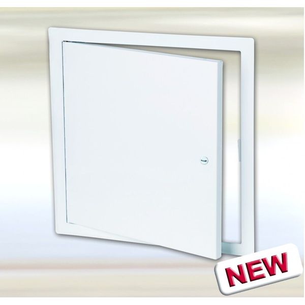 8" X 8" System B10 Metal Access Panel -White Powder Coat with Screwdriver Lock