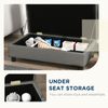 Pet Sofa Dog Sofa for Small Medium Dogs with Storage, Gray
