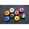 Wolf Tooth Compression Plug with Integrated Spacer Stem Cap Orange