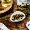 Madama Oliva Peated Seedless Olive Green Raw Olive Wine Snack, 1. Green Olive, 30g, 1ea