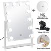 Hollywood Makeup Lighted Vanity Mirror with Lights Bulb Dimmer Tabletop or Wall
