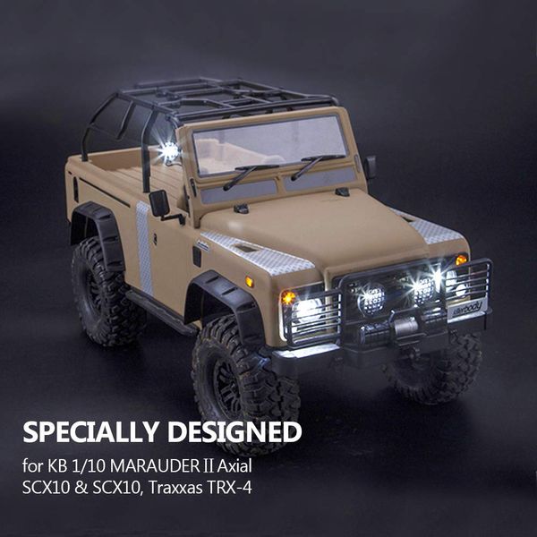 GoolRC LED Light Unit Set with Control Box 17*LEDS KB 1/10 MARAUDER II for Axial SCX10 Traxxas TRX-4 RC Car