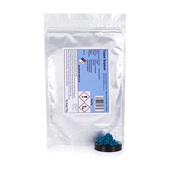 500g Copper Sulphate★Pentahydrate★high purity★Make sure to checkout with minerals-water to get what's on the picture★