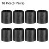 16pcs Wire Shelf Clips 1.5 Inch Wire Shelving Lock Clips Plastic