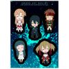 Sword Art Online Sticker - SD Character Happy Pack Toy, Multicolor, 3"