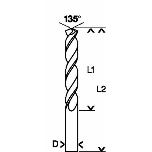 Bosch Professional 5x Metal drill bits HSS-G DIN 338 (for metal, Ø 11 x 94 x 142 mm, Accessory Drill Driver)
