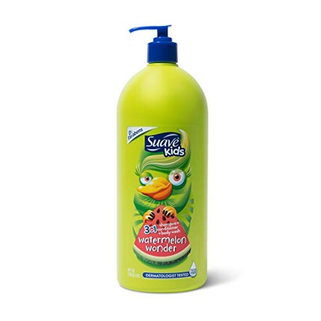 Suave Kids Apple 3-in-1 Shampoo + Conditioner + Bodywash - 40 Fl
