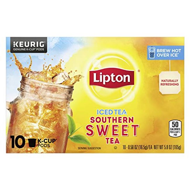 Lipton Iced Tea, Sweet, K-Cup Pods - 24 pack, 0.58 oz pods