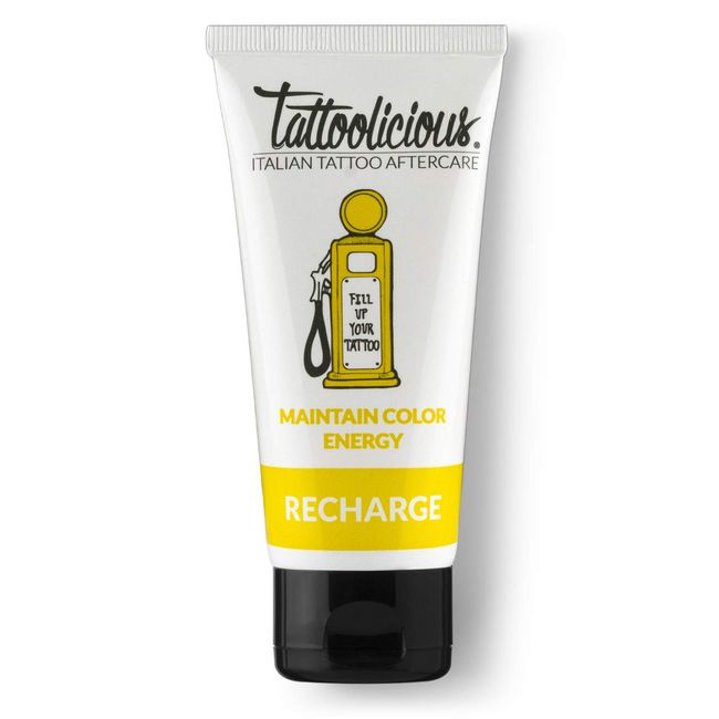 Tattoolicious Recharge – 100 ml – krem canlandırıcı için özel olarak dövmesi