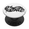 Nerdy Mobius Chessboard, Chessboard Game, Math Teacher, Gift PopSockets with Interchangeable PopGrip