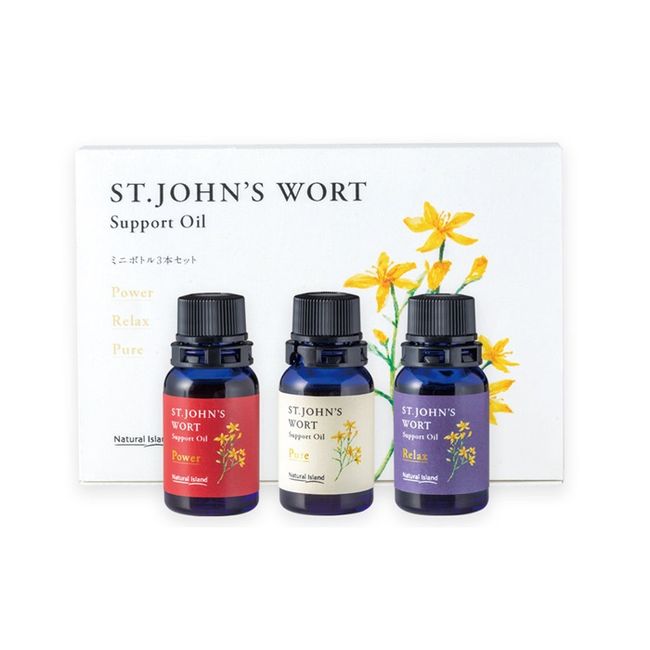 [Hometown Tax] St. John&#39;s Support Oil Mini 3 bottles (Power, Relax, Pure 10ml each) [01148]