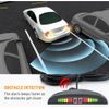 Black LED Display Car 4 Parking Sensor Reverse Backup Radar Alarm System Kit USA