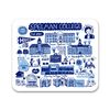 Mouse Pad, Fabric, Spelman College Standard/Floral Pink