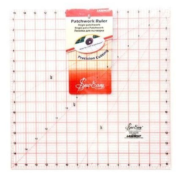 Quilting Patchwork Ruler Square 15.5" x 15.5"