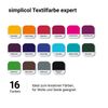 Simplicol Expert Textile Dye for Creative and Easy Dyeing - 18 Colours - Washing Machine & Manual Dyeing