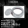 CONGCONG Bling Crystal Diamond Interior Multimedia Volume Audio knobs Accessory Compatible with Mercedes Benz