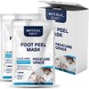 Pedicure Grade Foot Masks That Remove Dead Skin | Smooth and Soften Foot Peel mask for Dry Cracked feet Premium | Imperial Feet