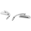 Chrome Motorcycle Rear View Mirrors For Harley Davidson Chopper Bobbler Cruiser