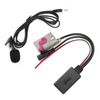 Akozon for RNS-E Bluetooth Adapter, Bluetooth 5.0 Car AUX Cable Adapter with Microphone Replacement For A3 A4 A6 A8 TT R8 RNS-E Headunit