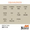 AK Interactive 3rd Gen Acrylic Deck Tan 17 ml
