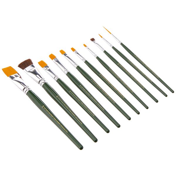 FolkArt One Stroke One Stroke Brush Set, 1059 (10-Pack),Small