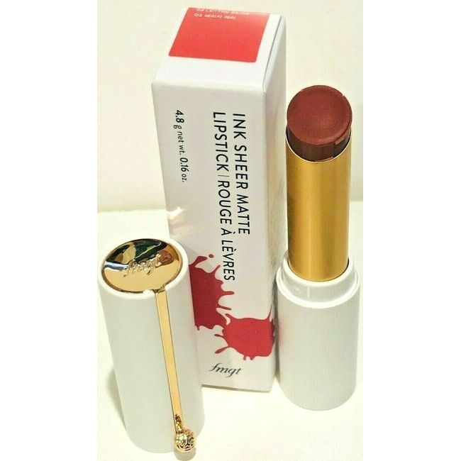 THE FACE SHOP INK SHEER MATTE LIPSTICK 02 BEIGE LETTER