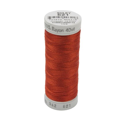 Sulky Of America 268d 40wt 2-Ply Rayon Thread, 250 yd, Sunset