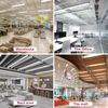 6 Pack 4FT 60W LED Linkable Shop Ceiling Light Super Bright Daylight 6000K