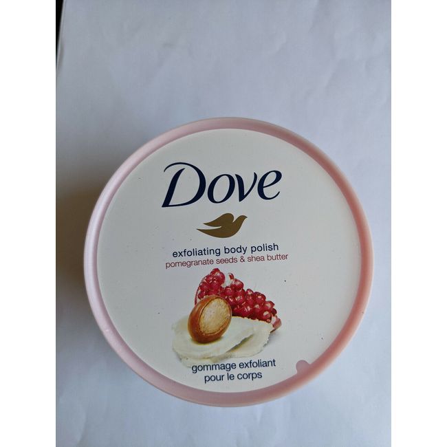 Dove Exfoliating Body Polish Body Scrub Pomegranate & Shea, 10.5 oz.