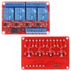 AOICRIE 4pcs 4 Channel DC 5V Relay Module with Optocoupler Isolation Support High/Low Level Trigger Expansion Board for Raspberry Pi