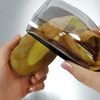 AnySharp ASMGBLK 3-in-1 Box Grater, Inoxidable, Black