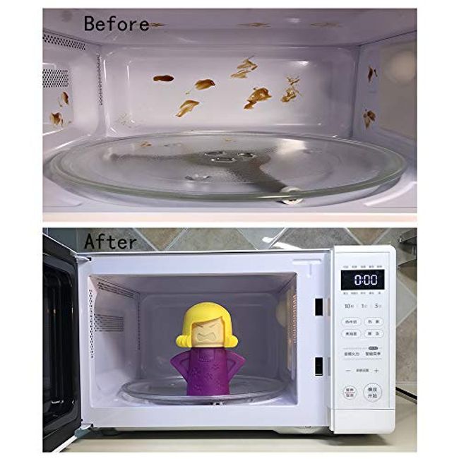 Angry Mom Microwave Cleaner Oven Steam Cleaner Easily Cleans