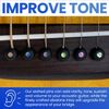 Ebony Bridge Pins with Abalone Dot for Acoustic Guitars 6 & 12 String
