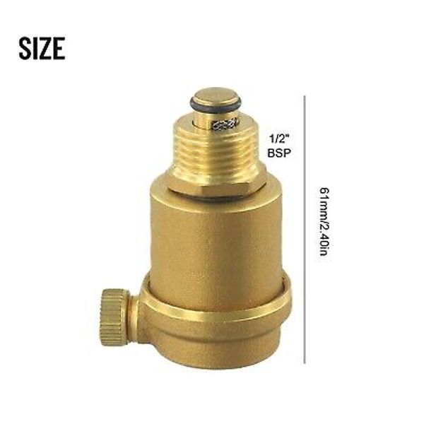 Accessories Bleed Valve Pressure Release Water Heater Solar 1/2\\\"