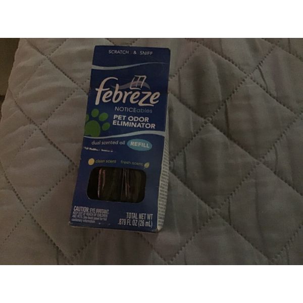 Febreze Noticeables PLUGIN  Pet Odor Eliminator Plug Ins Air Freshener NEW H7