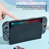 DLseego Protective Cover Compatible with Switch 2 2025,Clear Dockable Sturdy Protector Case with 2 PCS Soft Handle Shell