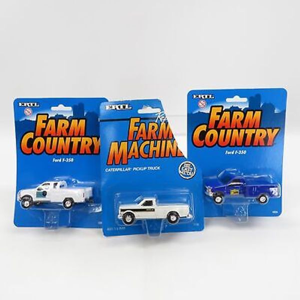 Ertl Farm Country F-350 #12093, F-350 #4424, Caterpillar Pickup Truck #7706