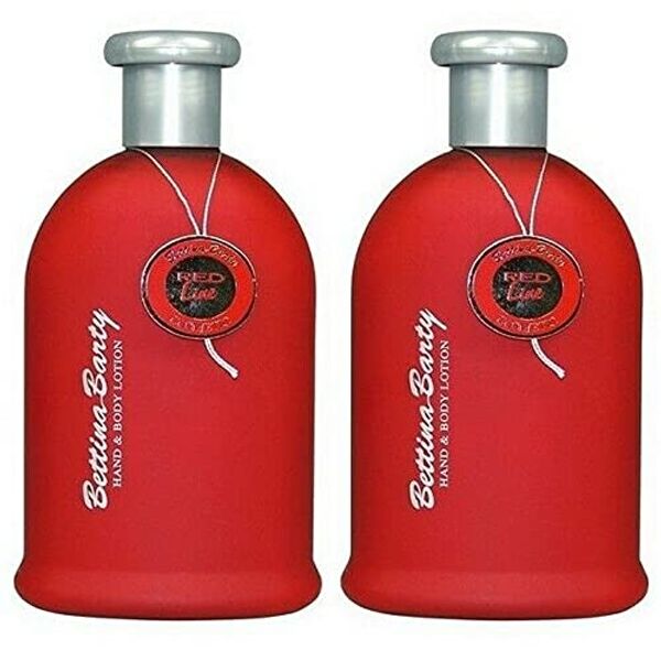 Bettina Barty Red Line Hand & Body Lotion, 2 x 500ml