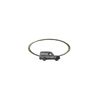 Imp Van ref52 Pewter effect vehicle on a Scarf, napkin Ring