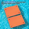 8 ft Orange Floating Water Pad Pool River Float Mat 3-Layer XPE Foam Lounge Bed