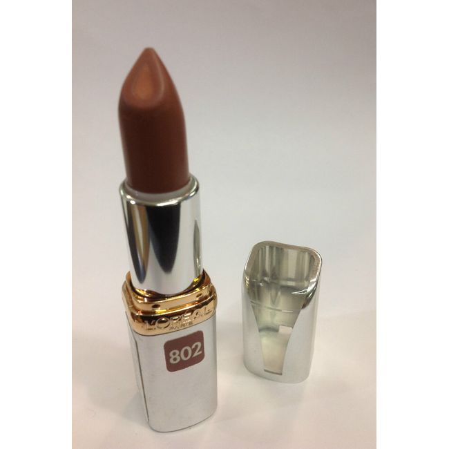 L'OREAL COLOUR RICHE SERUM LIPCOLOUR LIPSTICK ( #802 CAPTIVATING COPPER ) NEW.