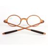 Retro Round Glasses tr90 Reading Glasses Stylish Reading Glasses Portable Senior Glasses with Case & Cloth Degree "+1.0 to +4.0", Set of 2 (Black + Coffee), 3.00 Strength