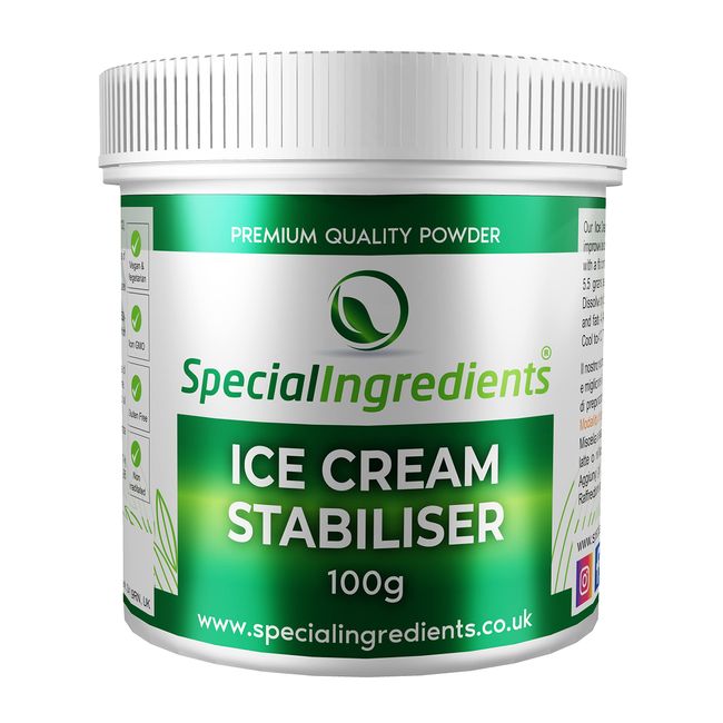 Special Ingredients Ice Cream Stabiliser and Improver 100g - Vegan, Non-GMO, Gluten Free – Recyclable Container