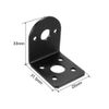 sourcing map L-Shape Mounting Bracket Gear Reduction Motor Holder for 25mm Gear Motor