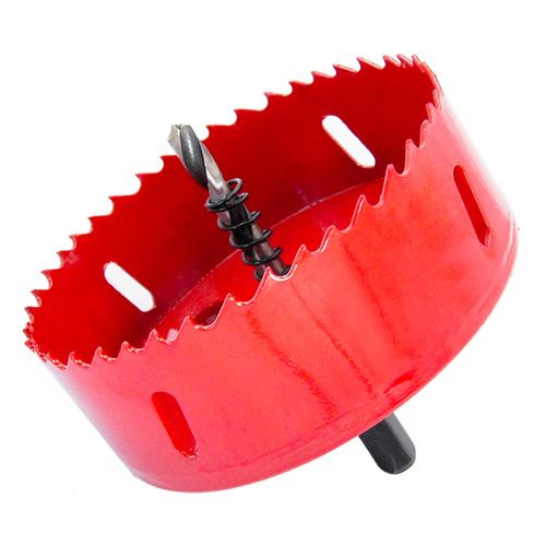 TIDEWAY-JP Hole Saw, Bi-Metal, Drilling, Drill Bit, Cutting Tool For Iron, Aluminum, Drywall, Plastic, Wood etc., Cutting Diameter 3.9 inches (100 mm)