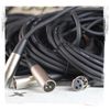 FAT TOAD XLR Microphone Cables 20ft 4 PACK - DJ Pro Audio Studio Mic Cord Wire